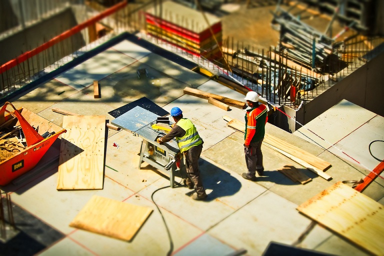 stavební dělníci